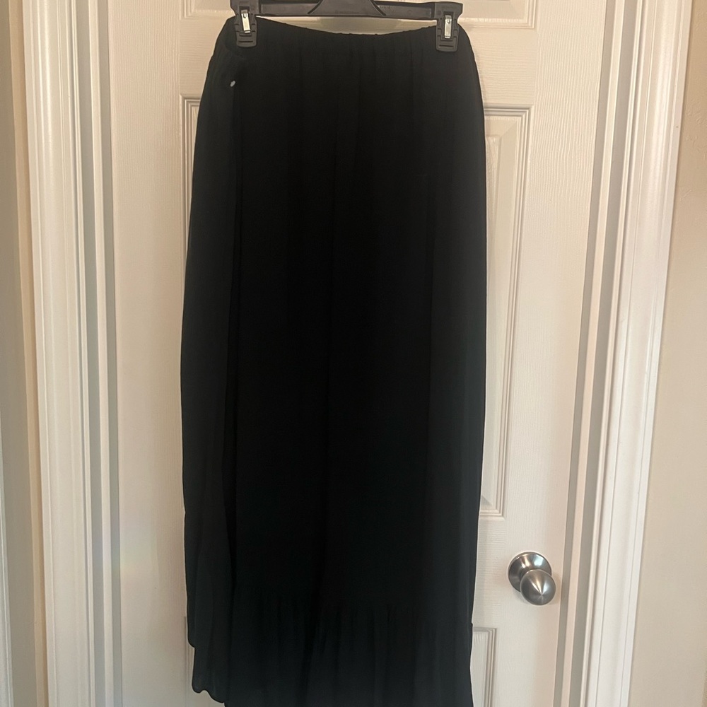 Elegant Black Maxi Skirt